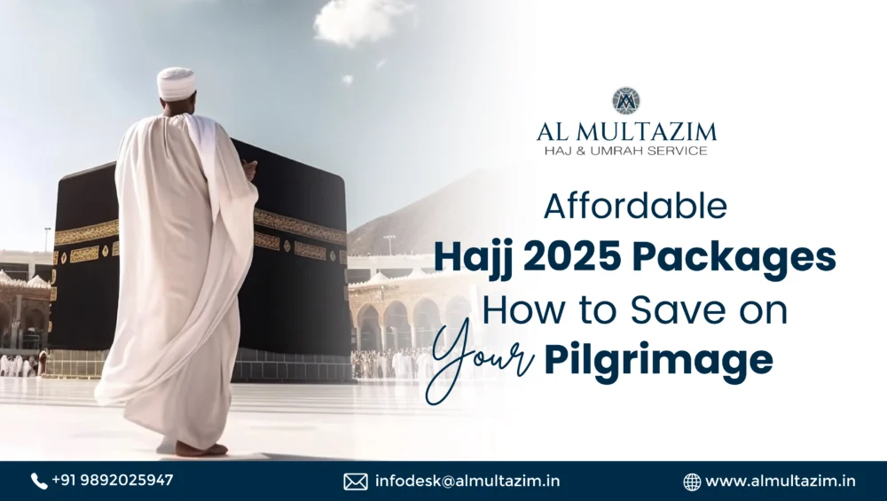 A close-up of a pilgrim approaching the Kaaba, illustrating how hajj 2025 packages price can enhance the pilgrimage experience.