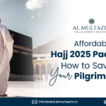 A close-up of a pilgrim approaching the Kaaba, illustrating how hajj 2025 packages price can enhance the pilgrimage experience.