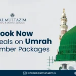 Book now for the best deals on Umrah November packages featuring the iconic green dome of the Prophet's Mosque in Medina