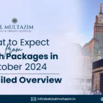 Al Multazim promotes spiritual journeys through its flexible umrah package in October 2024, perfect for families and individuals.