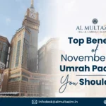 Experience a fulfilling journey with November Umrah Packages 2024 by Al Multazim, offering unmatched services and prime accommodations near the Haram.